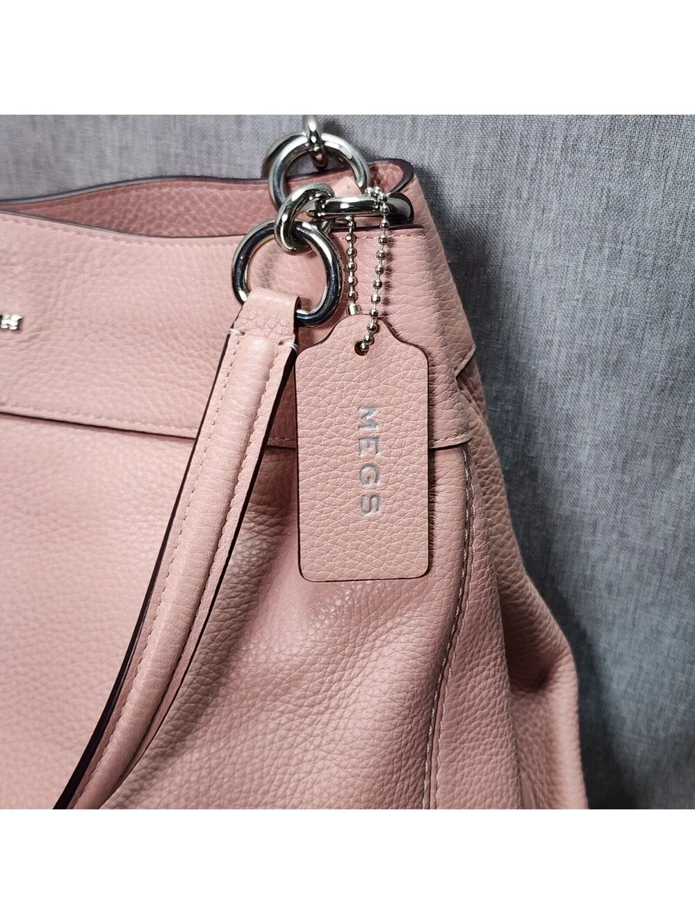 NWT Coach Pebble Leather Small Lexi Shoulder Bag Petal Pink Coquette Balletcore